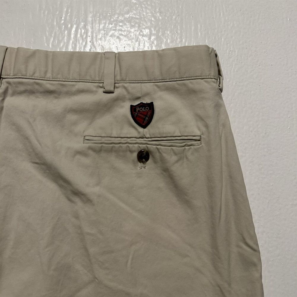 VTG Polo‎ Golf 38 x 9" Stone Pleated 100% Cotton Twill Classic Golf Short - Picture 6 of 7
